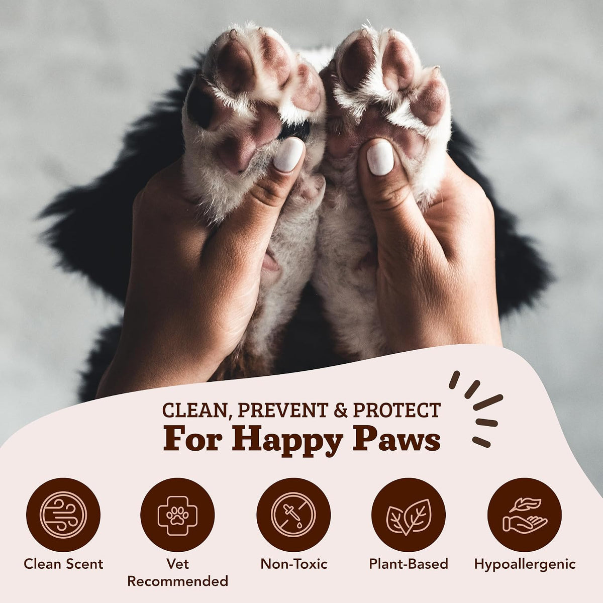 The Occupawed Paw Refresh – Natural Grooming & Paw Wipes (50ct) — $17.99