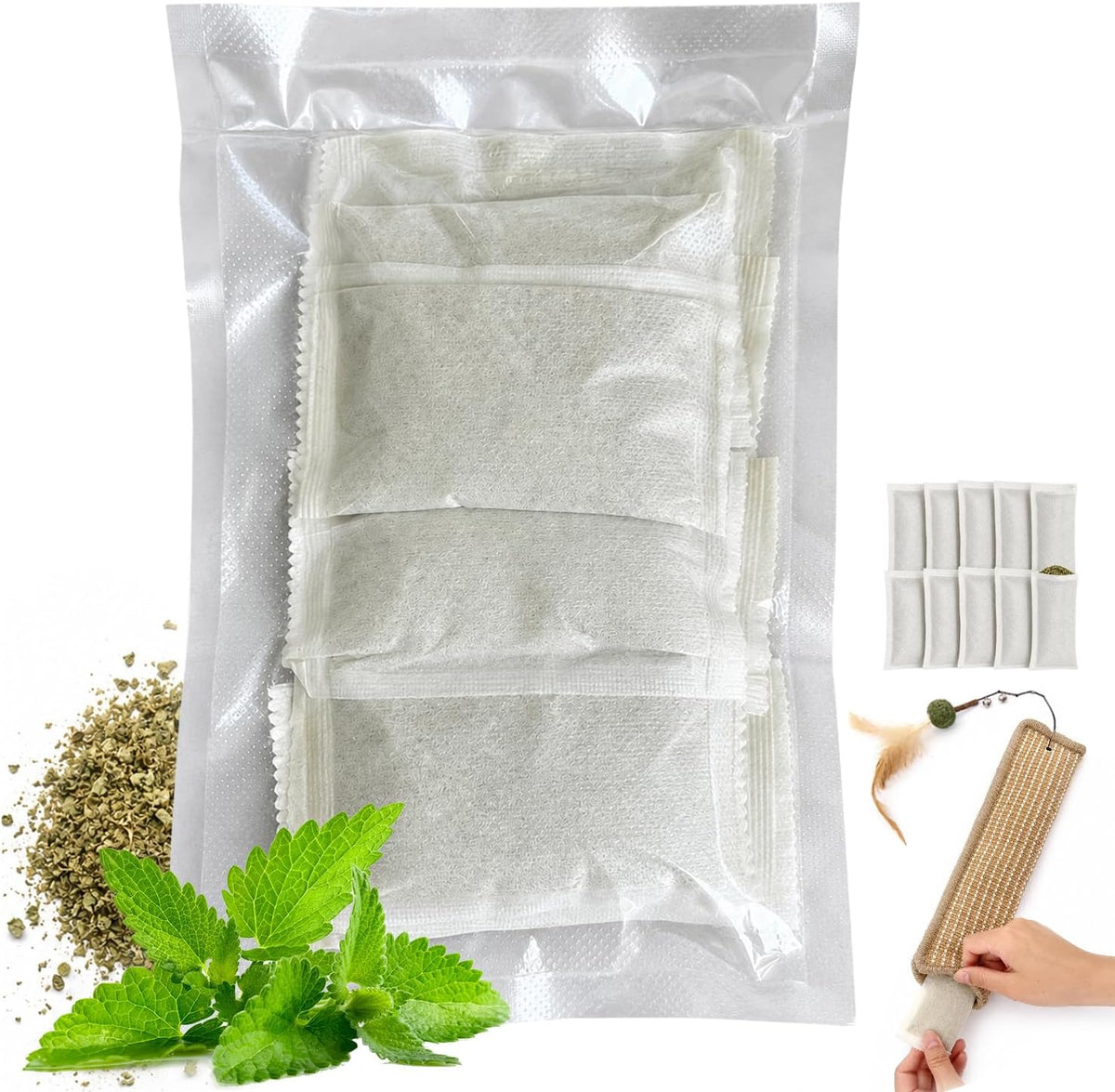 The Occupawed Catnip Refill Pouches – 10-Pack Toy Refills