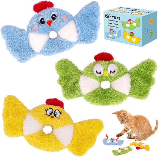 Catnip Bird Toys 3-Pack