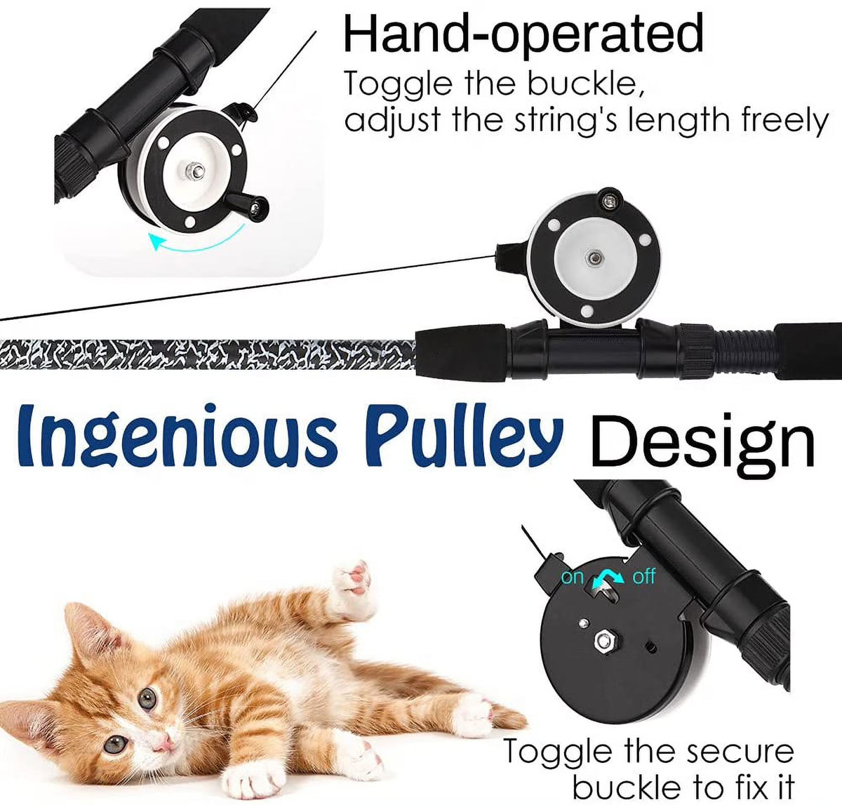 The Occupawed Feather Wand 4-Pack – Interactive Cat Teaser