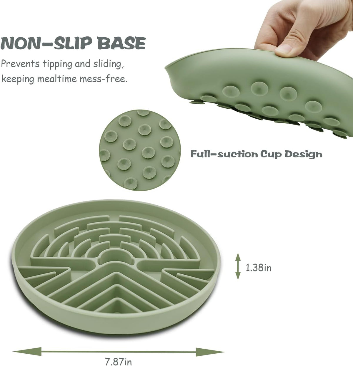 The Occupawed Lick Zen - Slow Feeder Lick Mat