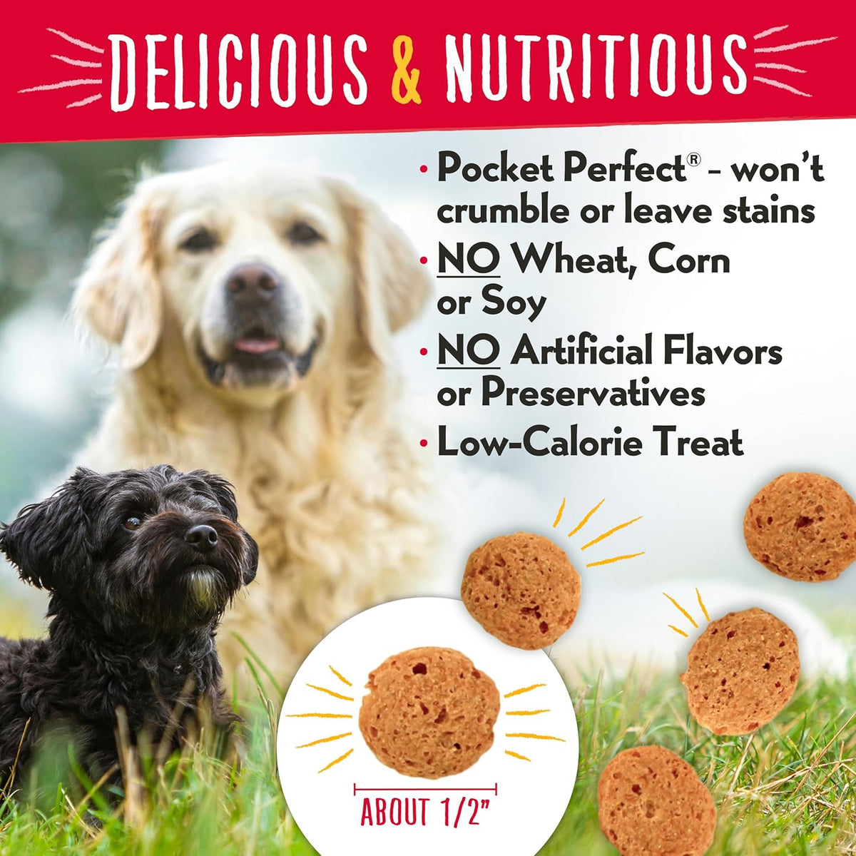 The Occupawed Pup Training Treats - Chicken, Pumpkin & Apple, Grain-Free (8oz)