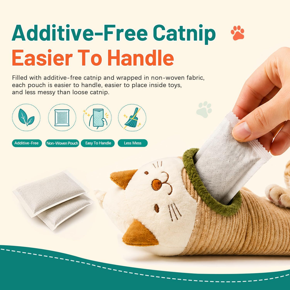 The Occupawed Catnip Refill Pouches – 10-Pack Toy Refills