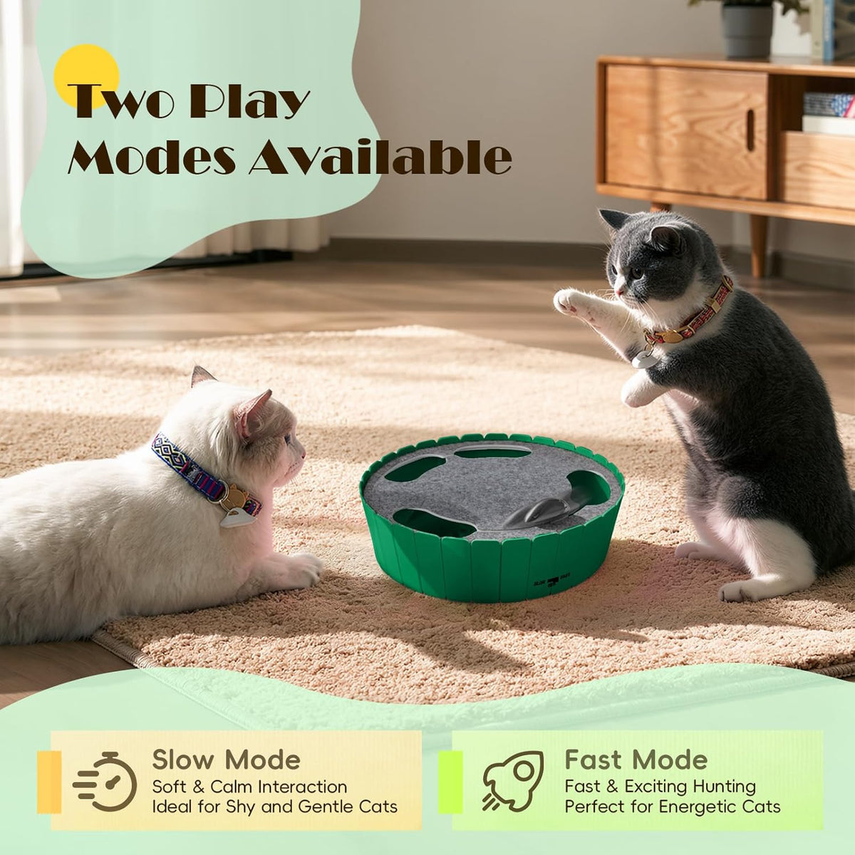 The Occupawed Chase — Interactive Running Mouse Toy for Cats