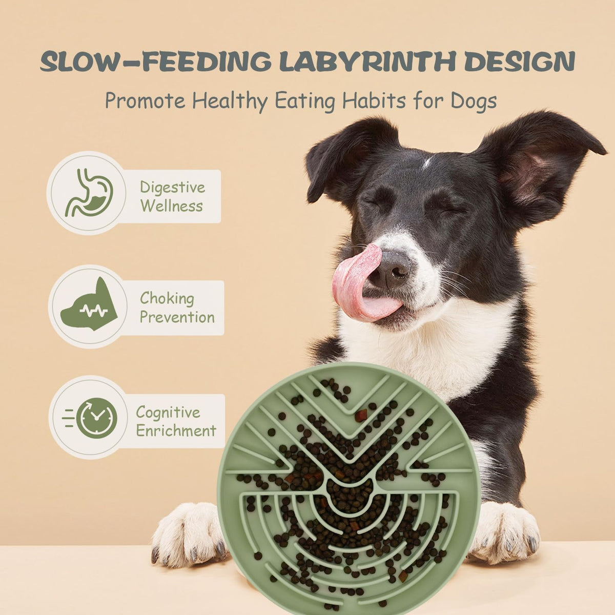 The Occupawed Lick Zen - Slow Feeder Lick Mat
